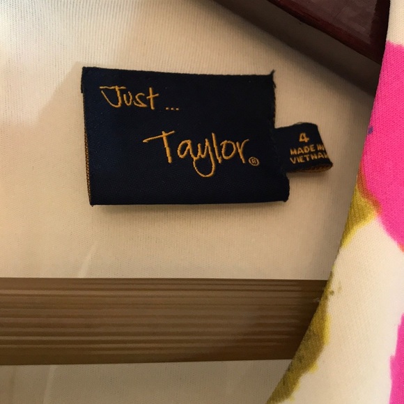 Just Taylor sleeveless flower 🌸 dress  EUC - Picture 5 of 7